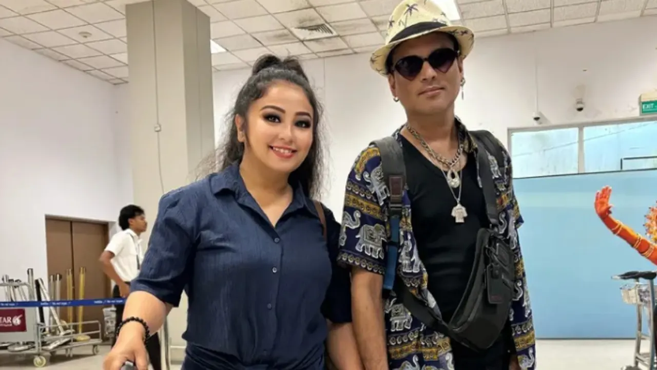 জুবিন গর্গ ও তার স্ত্রী গরিমা। ছবি : সংগৃহীত
