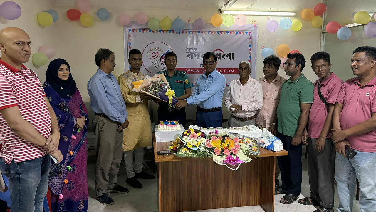 সিলেটে ঝমকালো আয়োজনে দৈনিক কালবেলার তৃতীয় প্রতিষ্ঠাবার্ষিকী পালিত। ছবি : কালবেলা