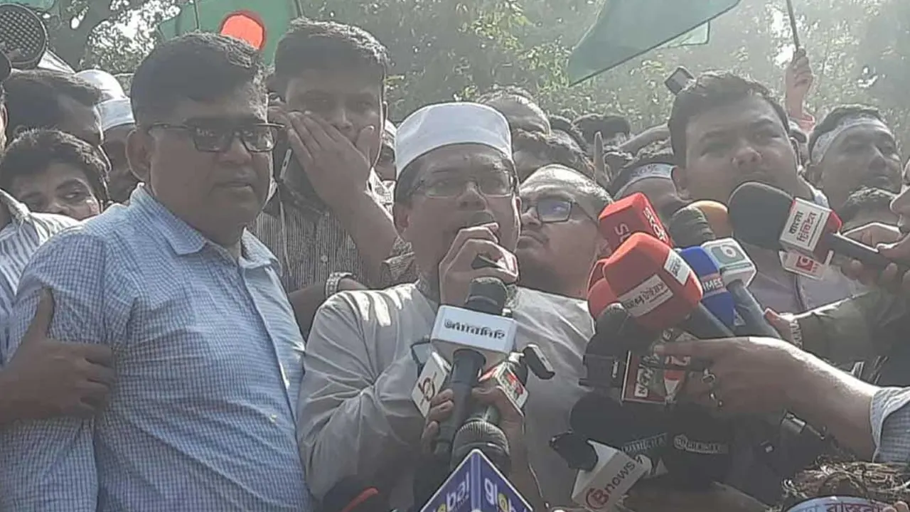 শিক্ষকদের আন্দোলন প্রত্যাহারের ঘোষণা। ছবি : সংগৃহীত