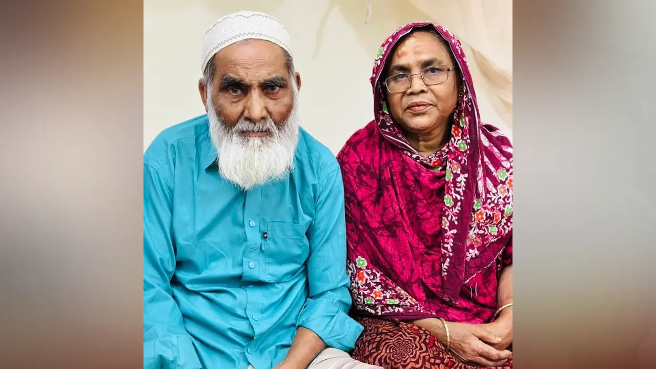 জলিলুর রহমান জলিল মাস্টার ও তার স্ত্রী আঞ্জুয়ারা বেগম। ছবি : সংগৃহীত