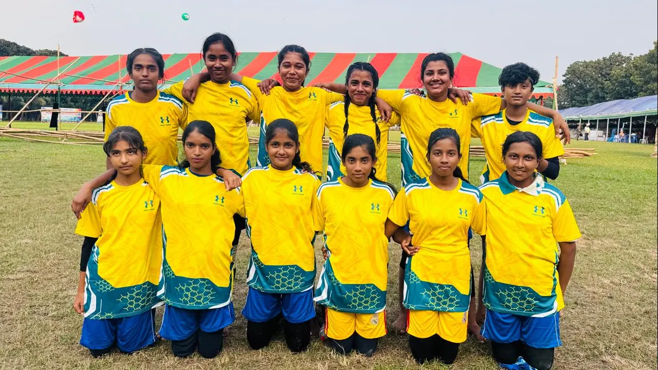 রাবেয়া-আলী গার্লস স্কুল অ্যান্ড কলেজ কাবাডিতে রানার্সআপ