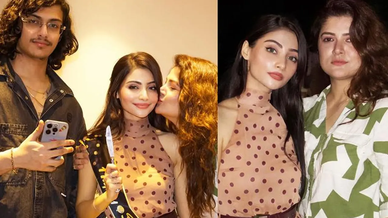হবু পুত্রবধূর জন্মদিনে শ্রাবন্তীর আদর