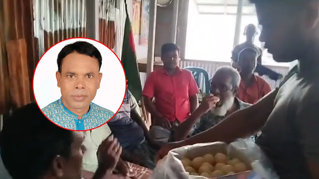 আ.লীগ নেতা গ্রেপ্তার, এলাকায় মিষ্টি বিতরণ