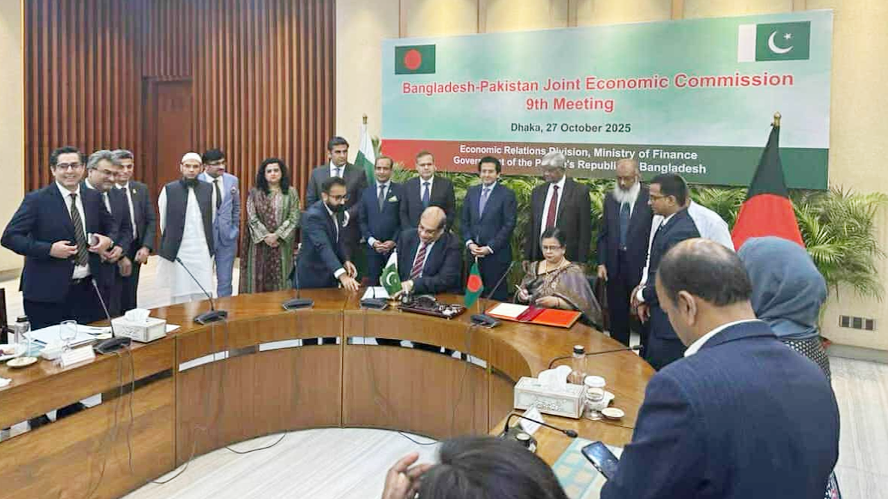 পারস্পরিক বাণিজ্য ও আঞ্চলিক সহযোগিতায় একমত পাকিস্তান-বাংলাদেশ