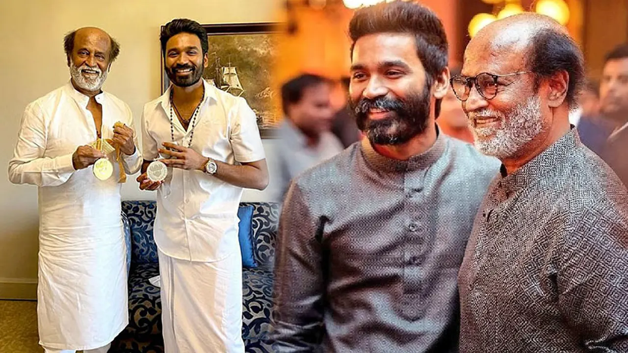 সুপারস্টার রজনীকান্ত ও ধানুশ I ছবি : সংগৃহীত