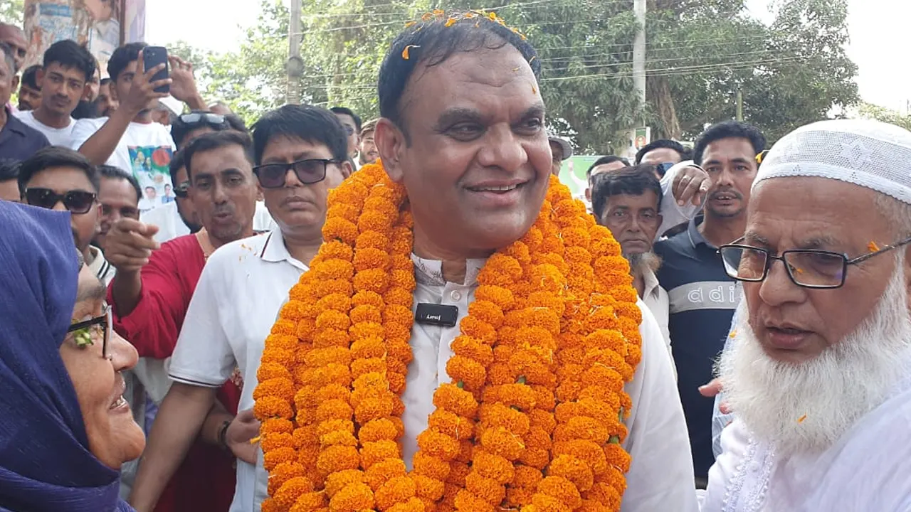 ভেদরগঞ্জে গণসংযোগে ব্যস্ত নুরুদ্দিন আহাম্মেদ অপু