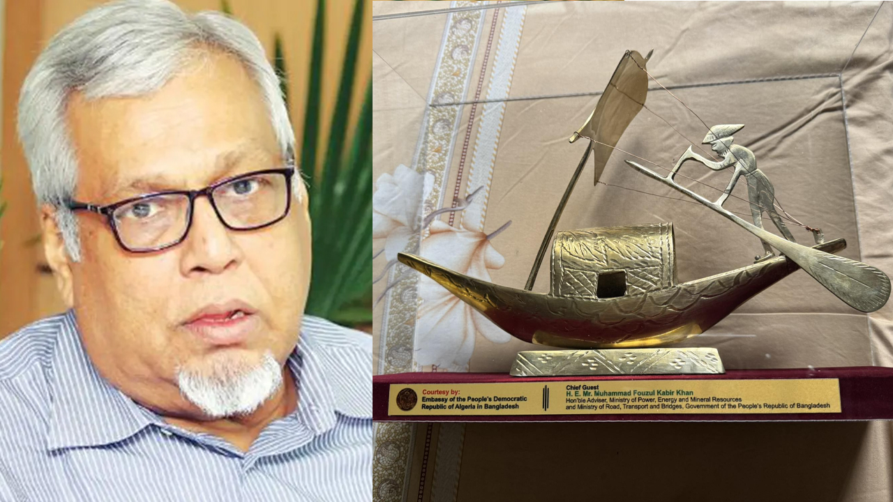 উপহারের সেই নৌকা তোষাখানায় জমা দিলেন সড়ক উপদেষ্টা