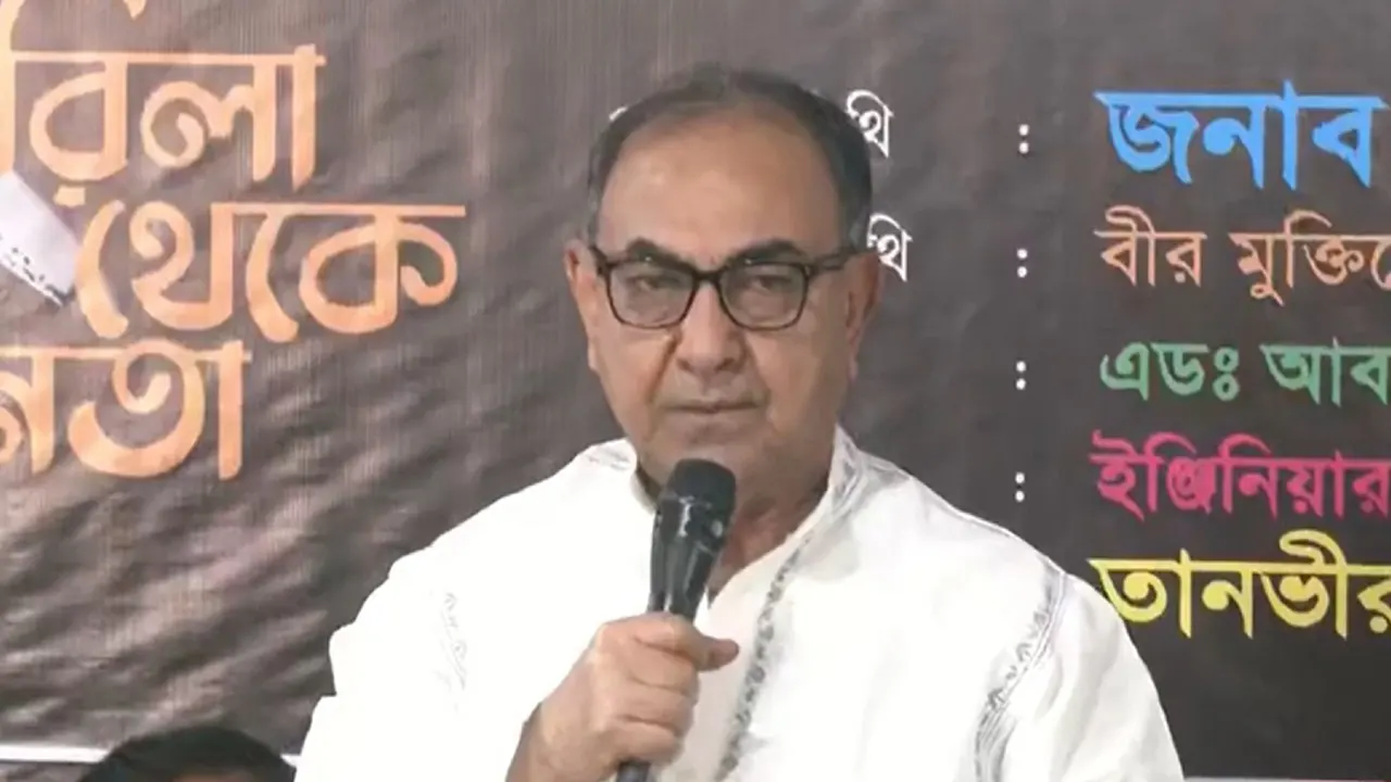 বর্তমান সরকার দুটি দলের ওপর ভর করে টিকে আছে : মির্জা আব্বাস 