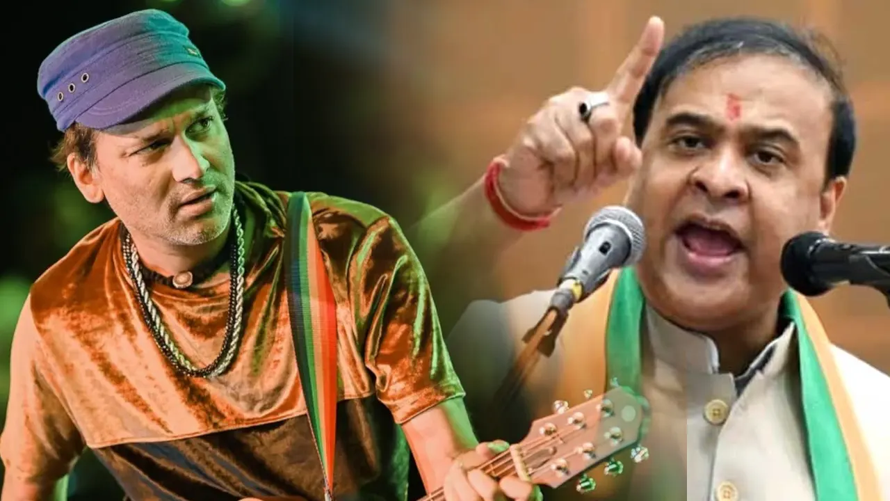 জুবিন গার্গ ও হিমন্ত শর্মা। ছবি : সংগৃহীত