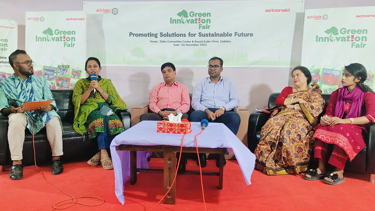 সাতক্ষীরায় গ্রিন ইনোভেশন ফেয়ার : তরুণদের পরিবেশবান্ধব উদ্যোগে টেকসই উন্নয়নের বার্তা
