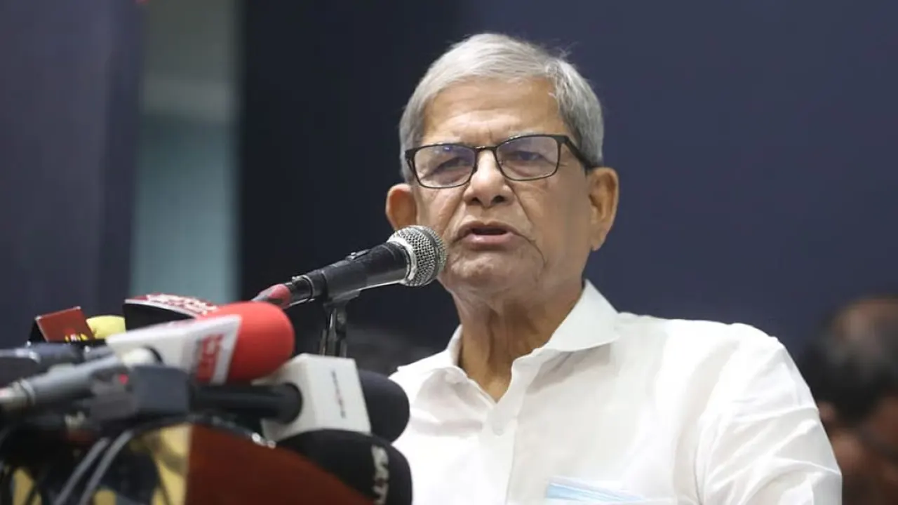একটি রাজনৈতিক দল জোট বানিয়ে গণভোটের চাপ সৃষ্টি করছে : মির্জা ফখরুল
