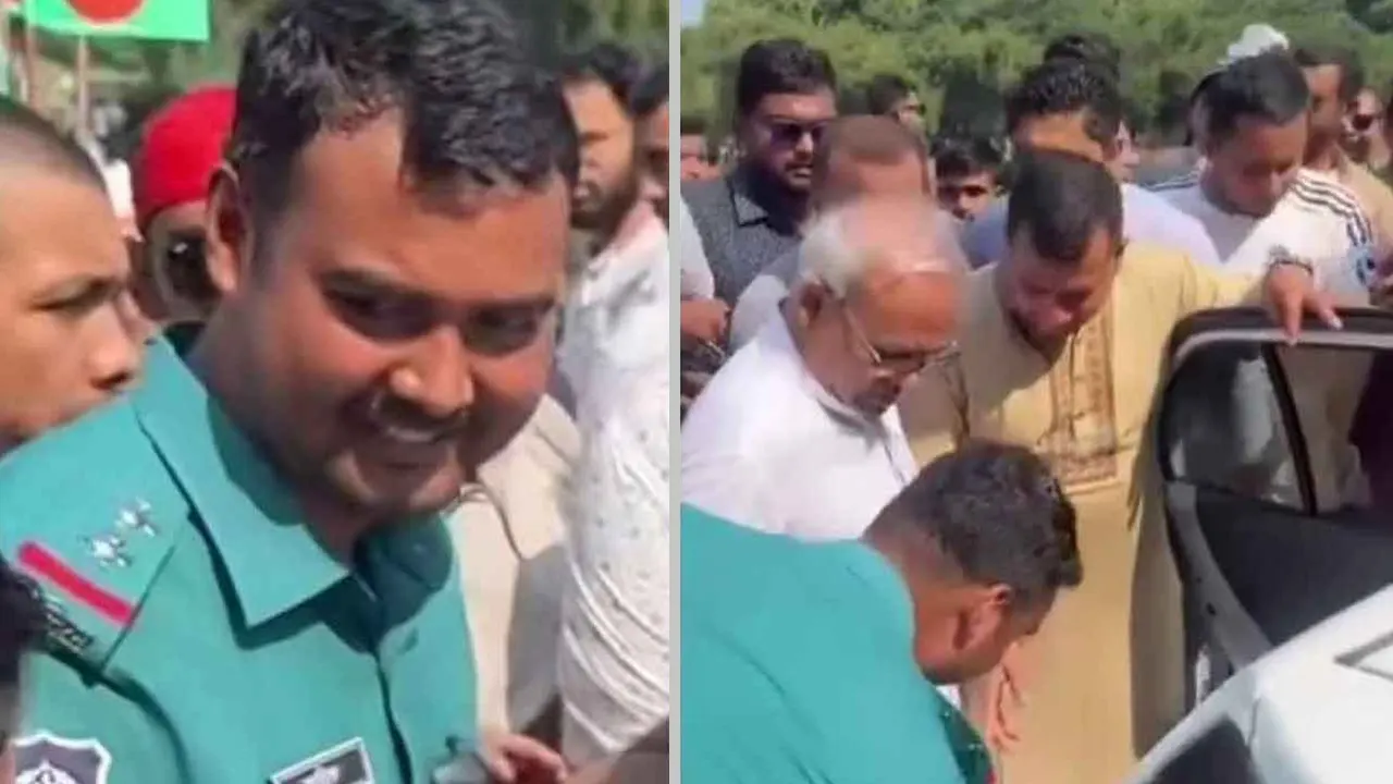 রিজভীর পা ধরে সালাম করা সেই সার্জেন্টকে প্রত্যাহার