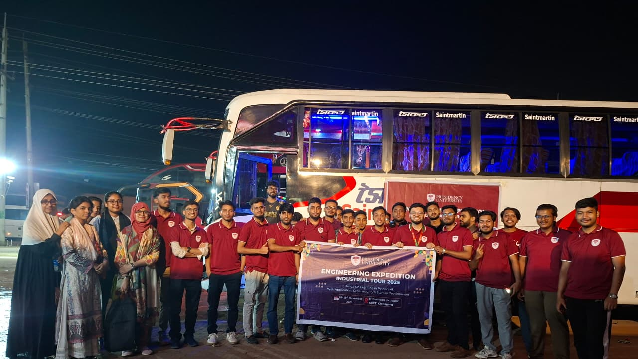 চুয়েটে ‘ইঞ্জিনিয়ারিং এক্সপিডিশন ২০২৫’-এ প্রেসিডেন্সি ইউনিভার্সিটির শিক্ষার্থীরা