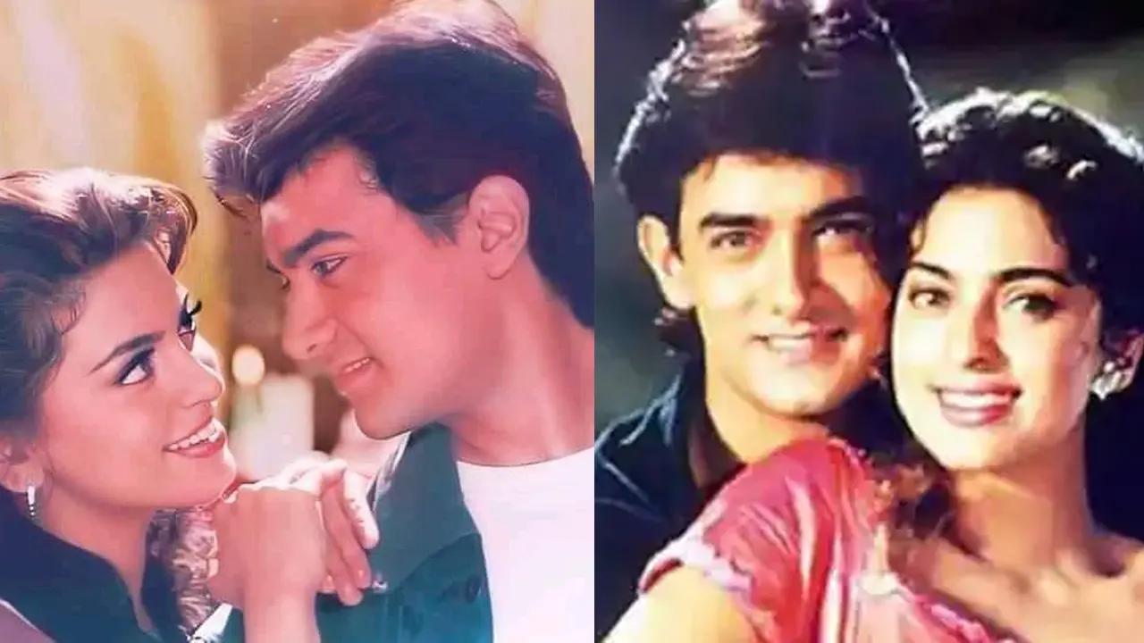 আমিরের সঙ্গে চুম্বন দৃশ্যে রাজি ছিলেন না জুহি