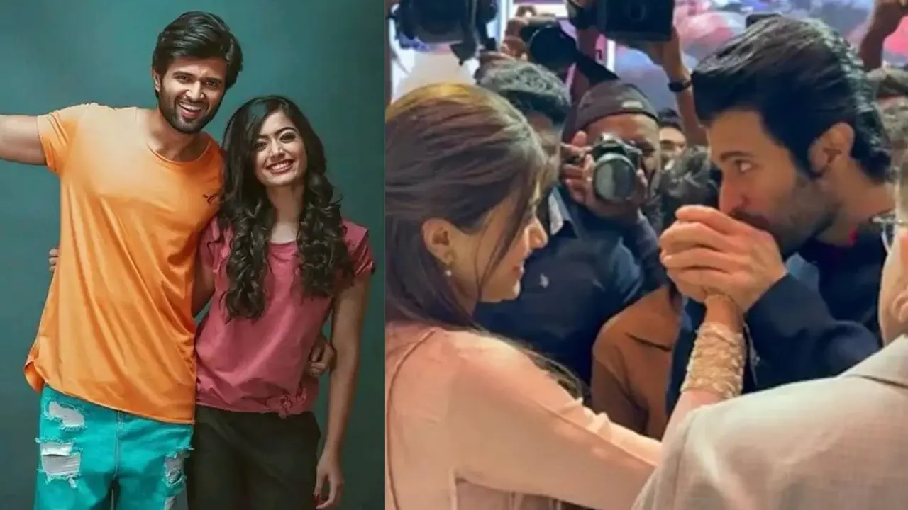 প্রকাশ্যে বিজয়-রাশমিকার মিষ্টি মুহূর্ত