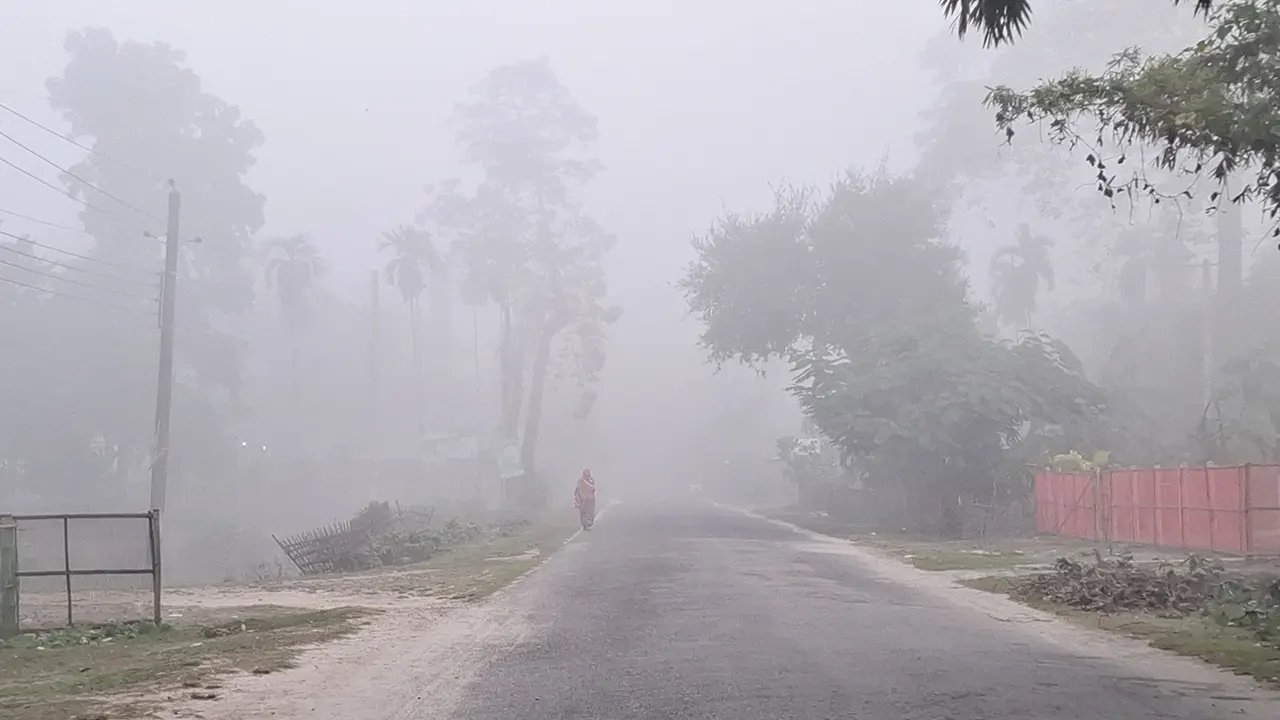 তেঁতুলিয়ায় তীব্র হচ্ছে শীত, তাপমাত্রা নামল ১৪ ডিগ্রিতে