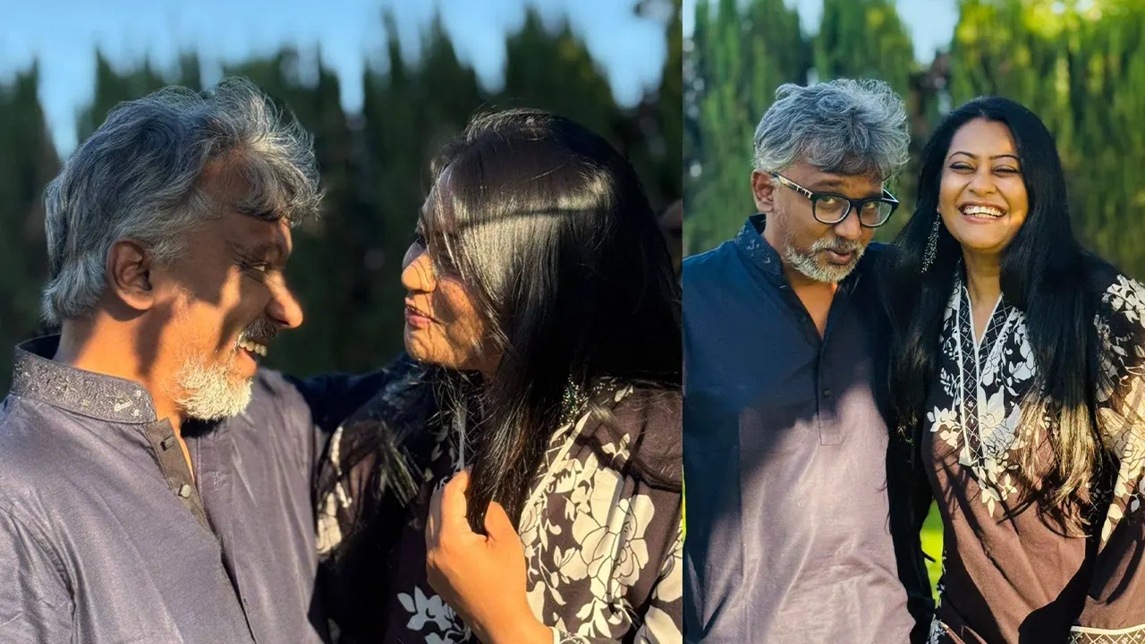 চলচ্চিত্র নির্মাতা অমিতাভ রেজা চৌধুরী ও চিত্রনাট্যকার ও পরিচালক মুশফিকা মাসুদ। ছবি : সংগৃহীত