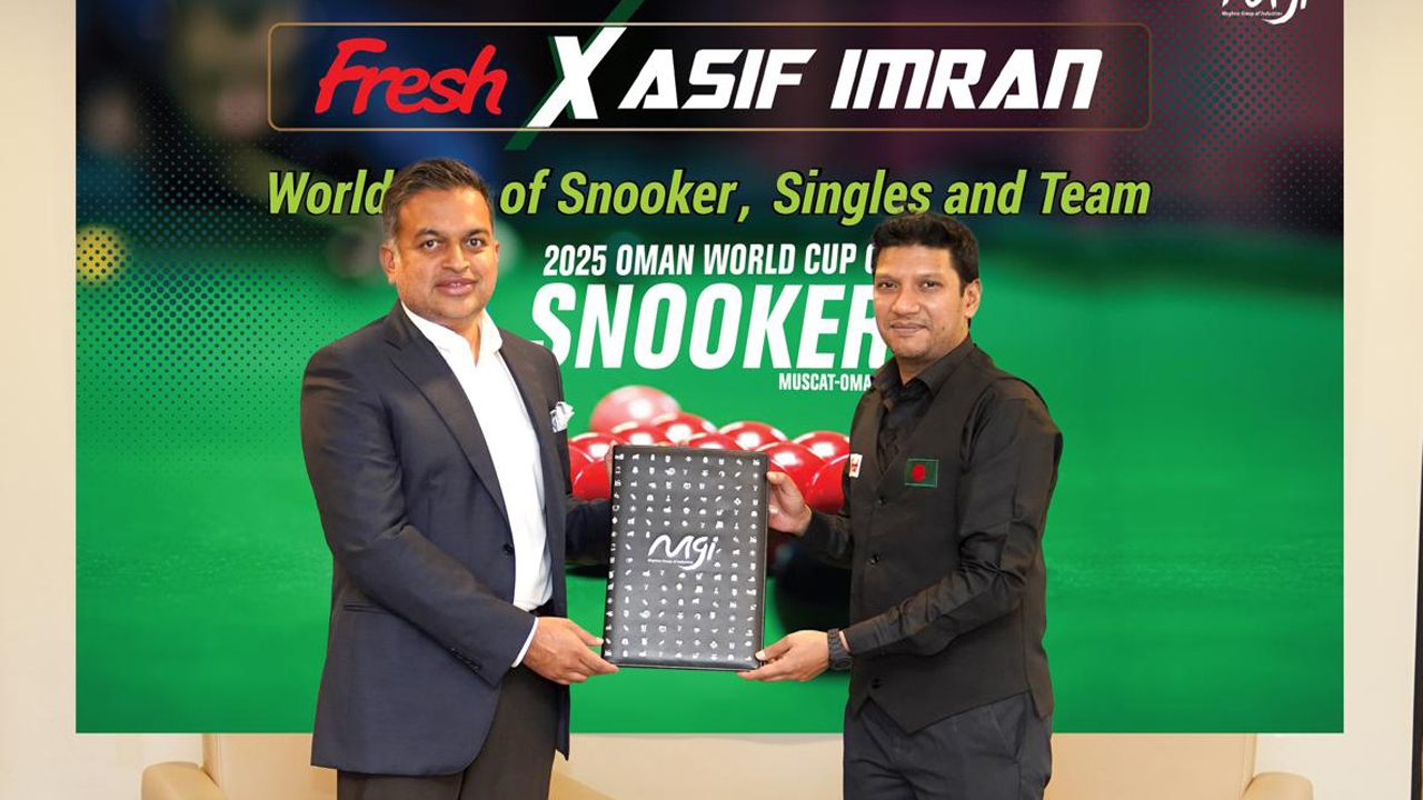 বিশ্বমঞ্চে আসিফ ইমরানের পাশে জনপ্রিয় ব্র্যান্ড ‘ফ্রেশ’। ছবি : সংগৃহীত