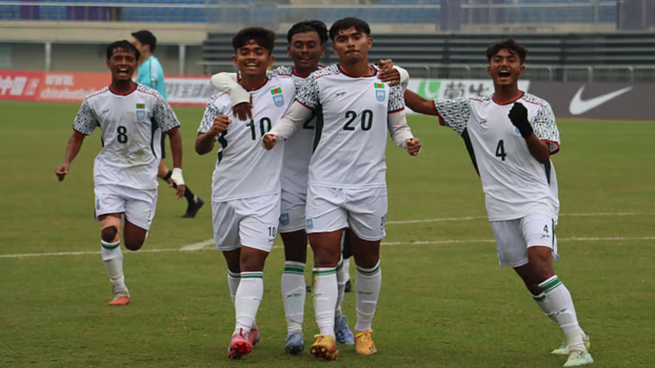পূর্ব তিমুরকে ৫-০ গোলে উড়িয়ে দিয়েছে বাংলাদেশ। ছবি : সংগৃহীত