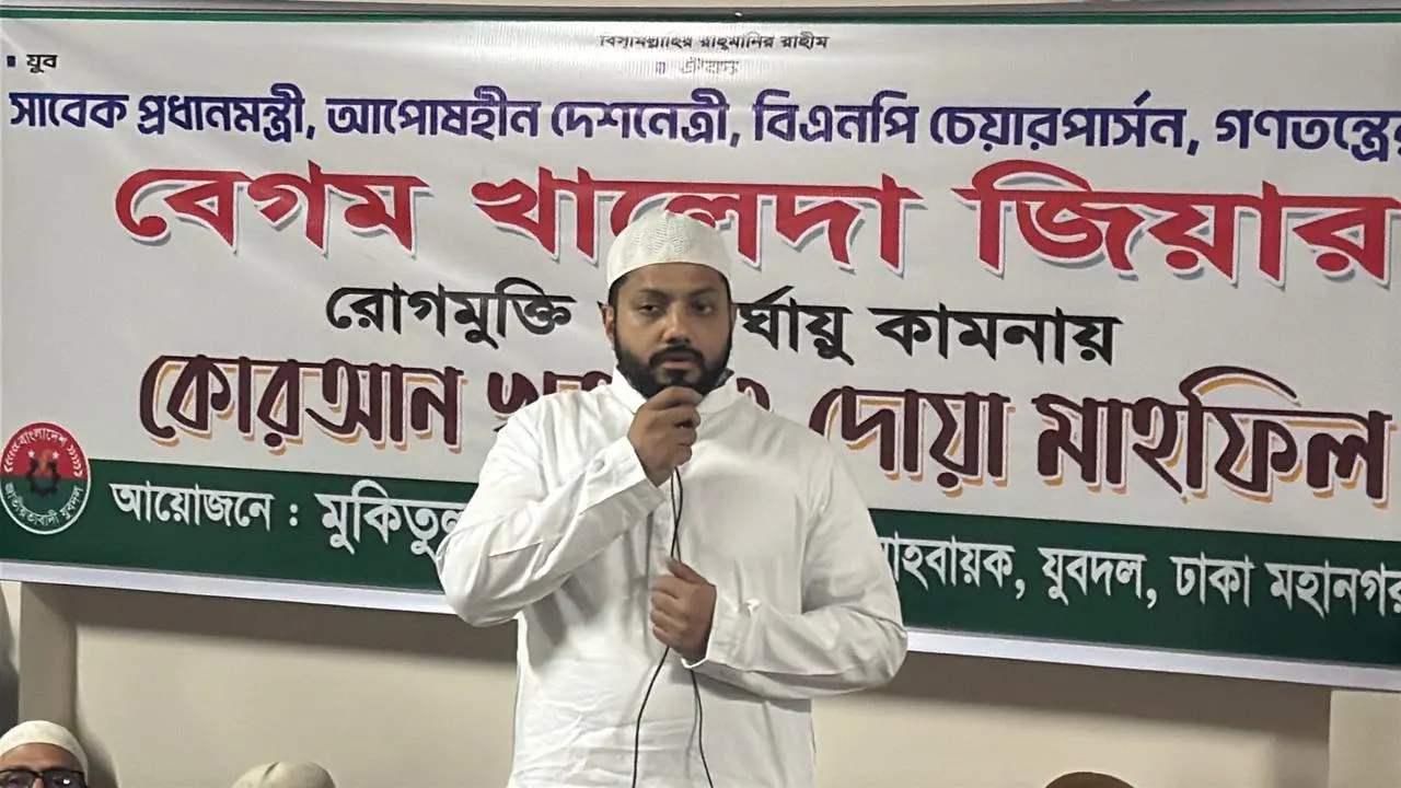 ঢাকা-৬ আসনে বিএনপি মনোনীত প্রার্থী ইশরাক হোসেন। ছবি : কালবেলা