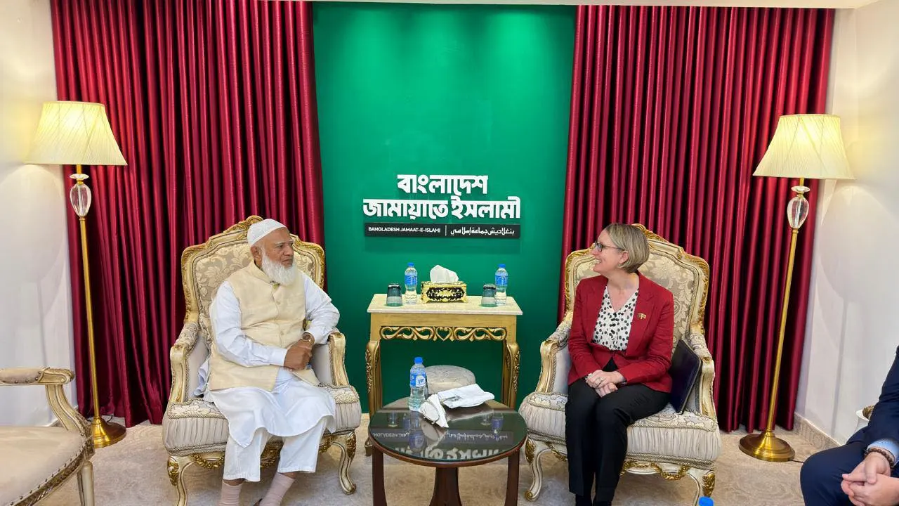 জামায়াত আমিরের সঙ্গে ব্রিটিশ হাইকমিশনারের বৈঠক 