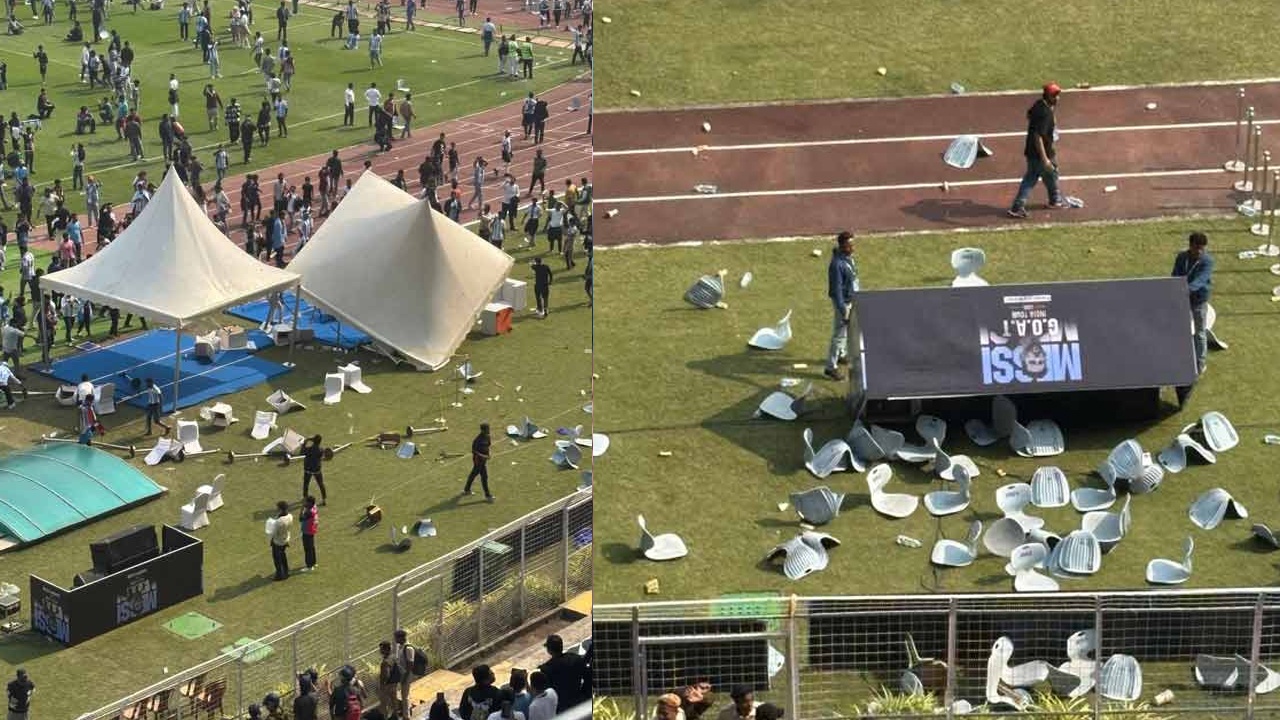 স্টেডিয়াম পরিণত হয় রণক্ষেত্রে। ছবি : সংগৃহীত