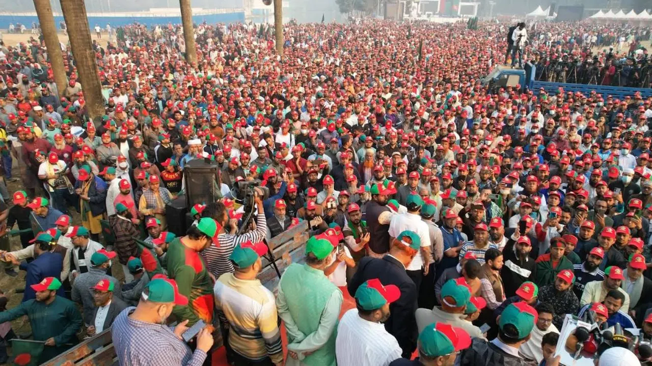 জামায়াতের যুব ম্যারাথনে লাখো নেতাকর্মীর ঢল