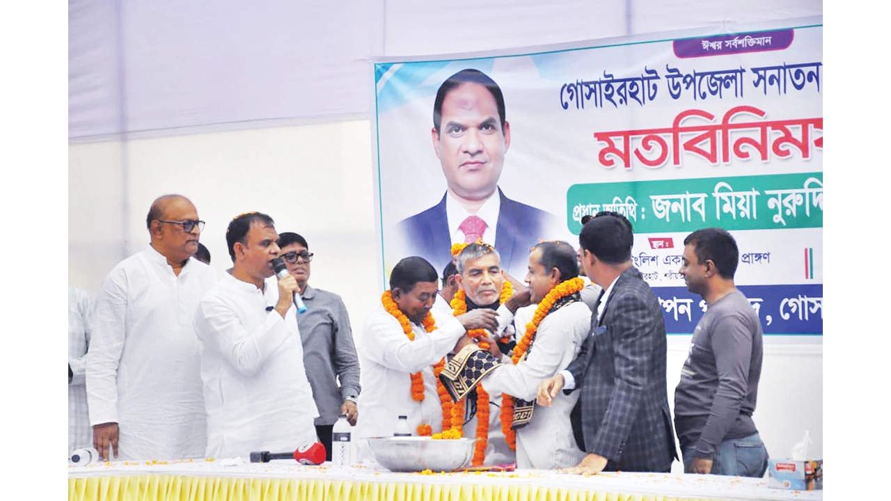 ৪ মন্দির কমিটির বিরোধ মেটালেন নুরুদ্দিন অপু