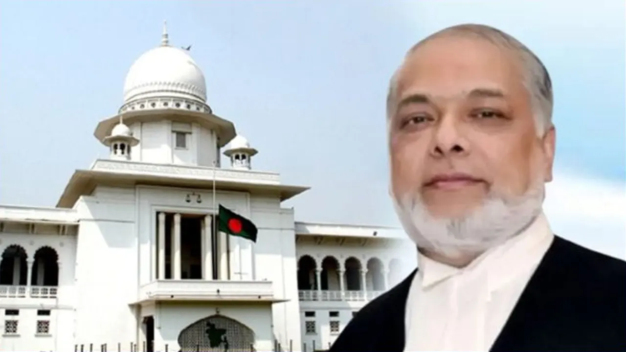 দেশের ২৬তম প্রধান বিচারপতি জুবায়ের রহমান চৌধুরী