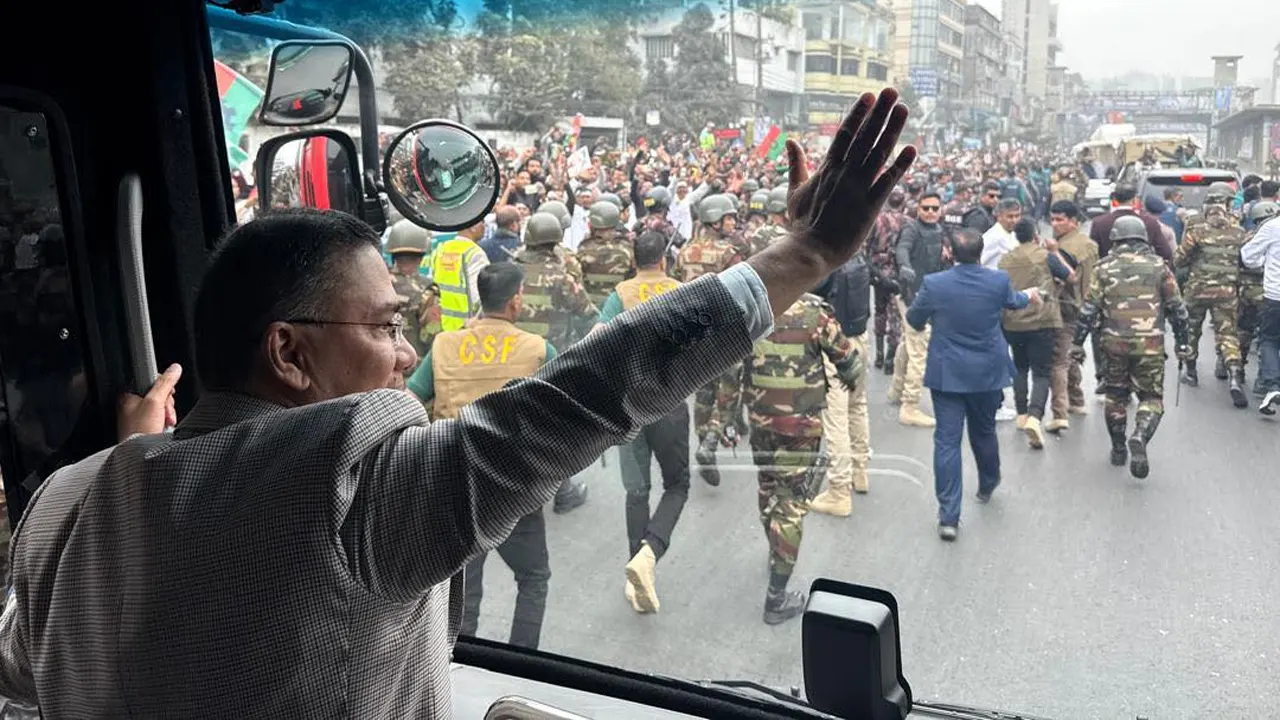 সংবর্ধনা অনুষ্ঠানের উদ্দেশে তারেক রহমান