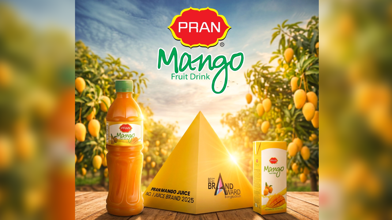 প্রাণ ম্যাঙ্গো ফ্রুট ড্রিংক। ছবি : সৌজন্য
