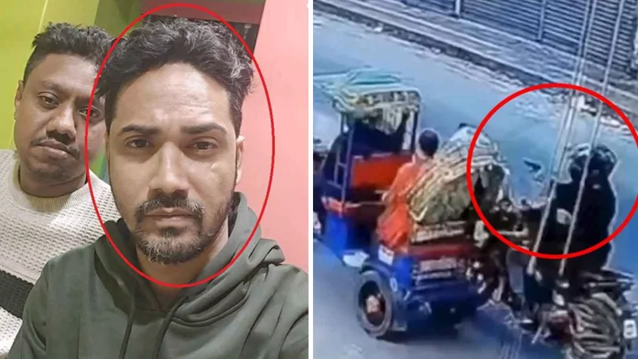 শরিফ ওসমান হাদির হত্যাকারী ফয়সাল করিম মাসুদ ও তার সহযোগী আলমগীর। ছবি : সংগৃহীত