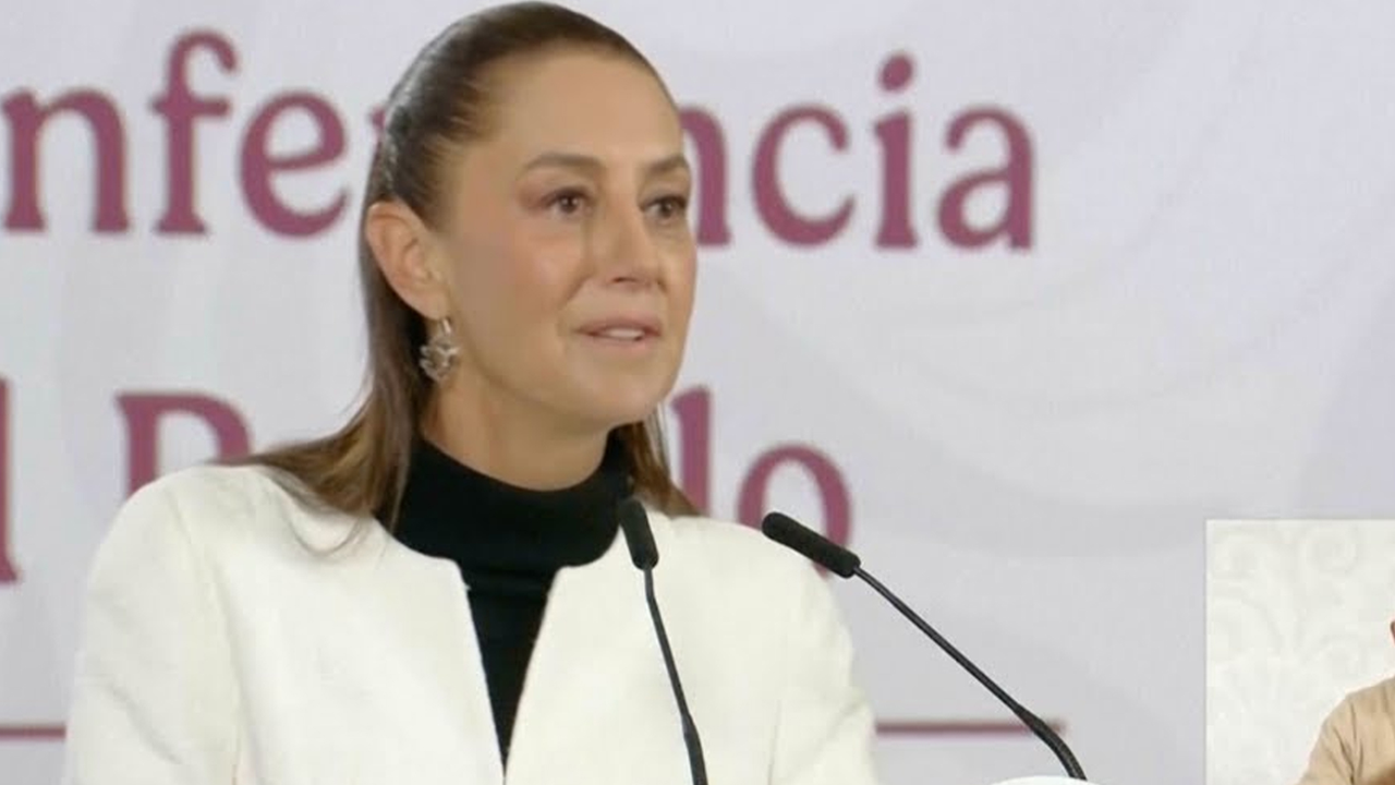 মেক্সিকোর প্রেসিডেন্ট ক্লদিয়া শিনবাউম। ছবি: এপি