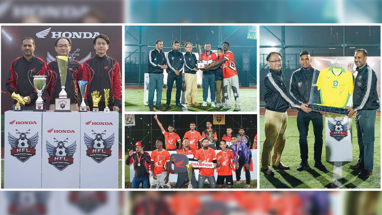৩২ দলের অংশগ্রহণে শেষ হলো জমজমাট “হনডা ফুটসাল লিগ”