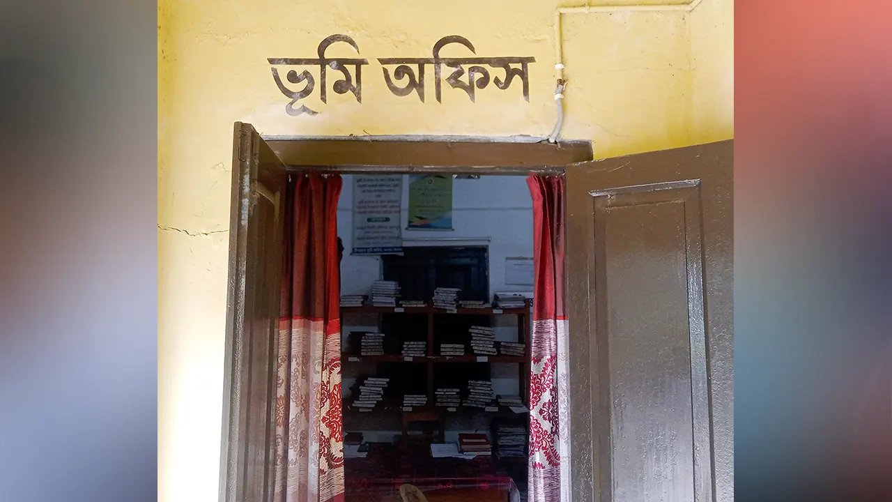 মহেশপুর নাটিমা ইউনিয়ন ভূমি অফিস। ছবি : কালবেলা