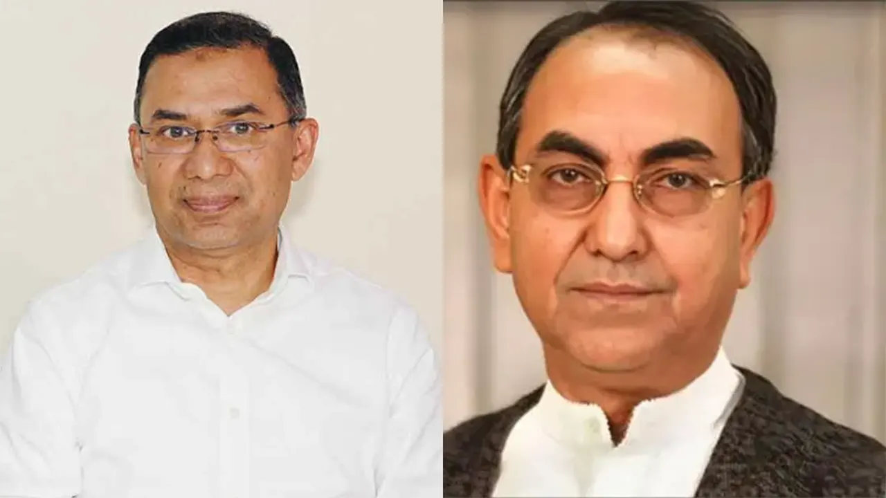 প্রধানমন্ত্রী তারেক রহমান ও মির্জা আব্বাস। ছবি : সংগৃহীত