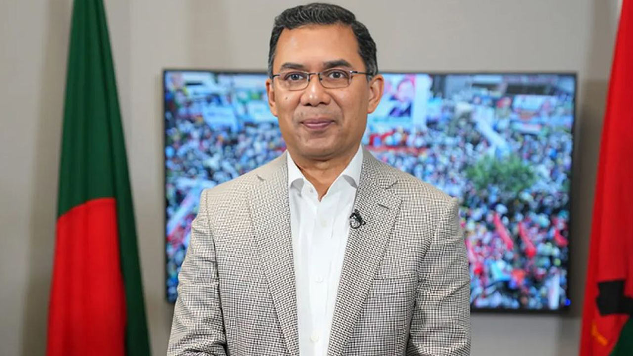 বিএনপি চেয়ারম্যান ও প্রধানমন্ত্রী তারেক রহমান । ছবি : সংগৃহীত