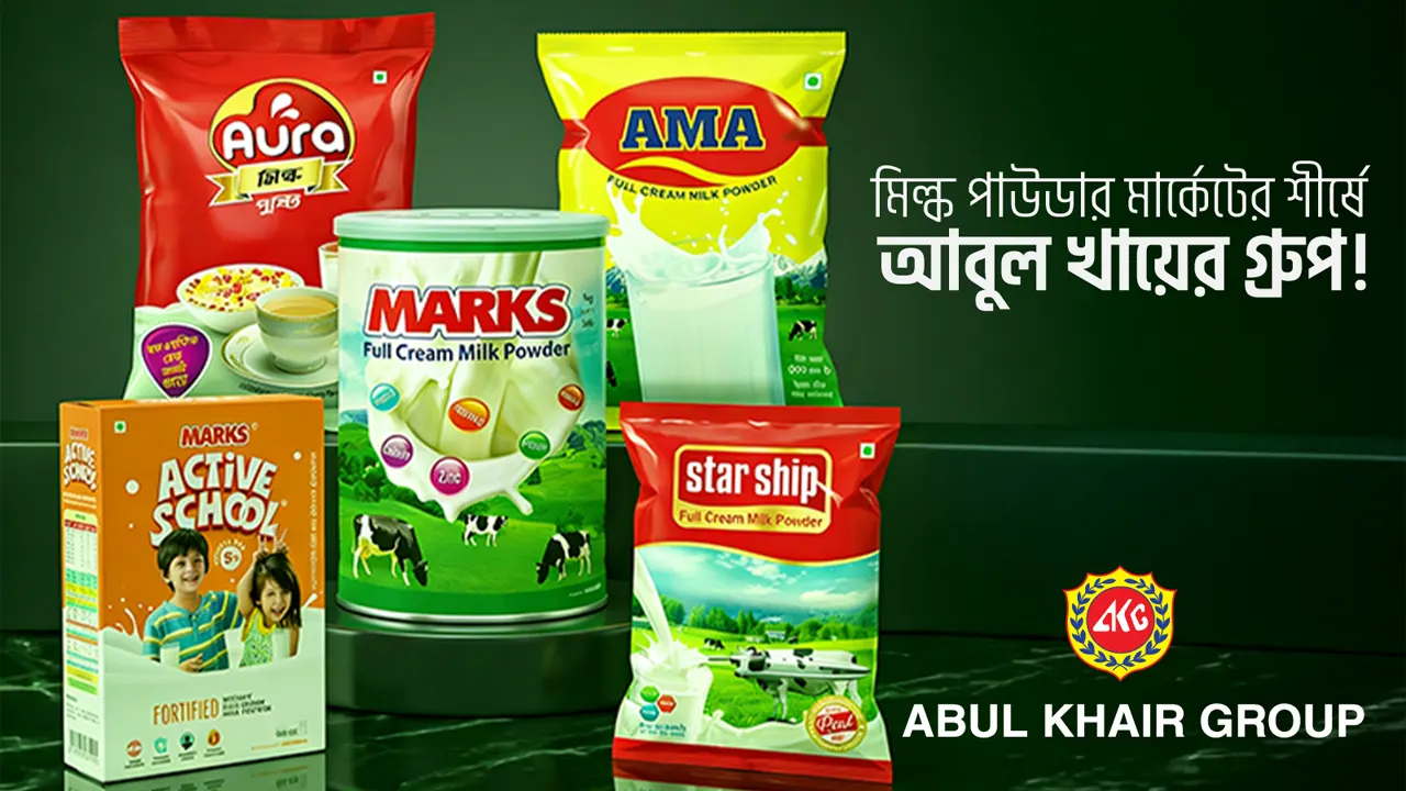 বাংলাদেশের গুঁড়া দুধ বাজারে শীর্ষ অবস্থানে আবুল খায়ের গ্রুপ