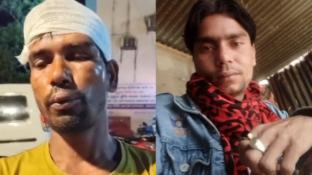 বাঁ থেকে ভুক্তভোগী সোহেল রানা ও অভিযুক্ত সবুজ মিয়া। ছবি : সংগৃহীত
