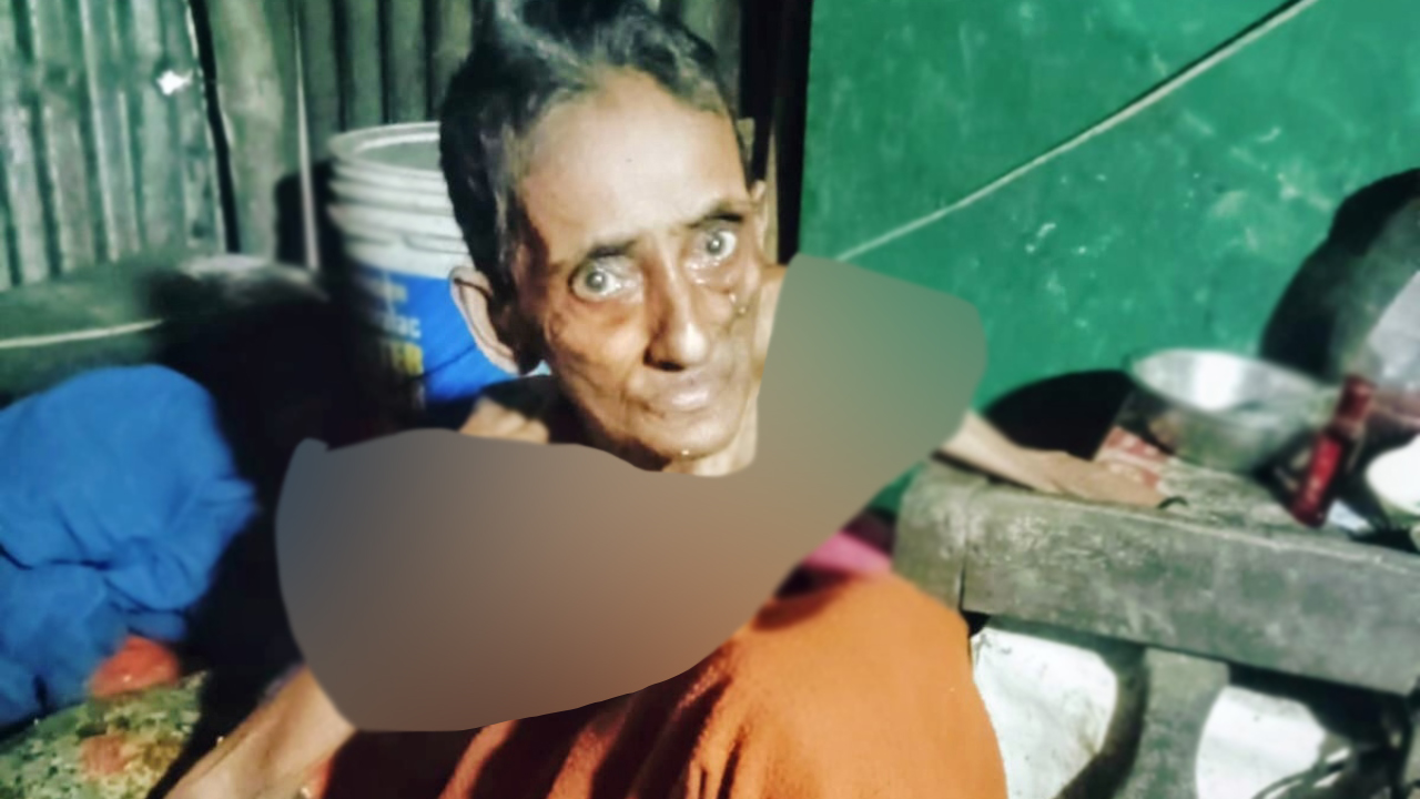 ৯০ বছর বয়সী জাহেরা বেগম। ছবি : কালবেলা