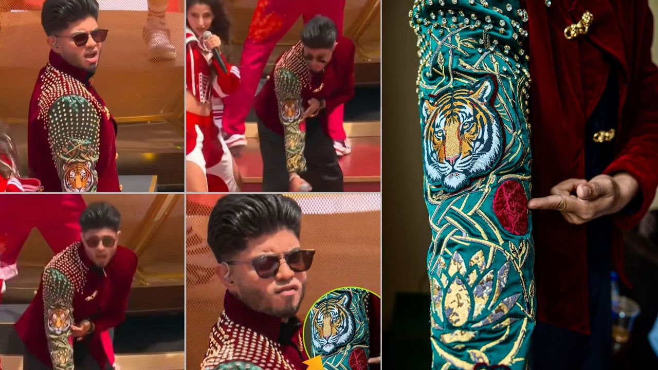 বিশ্বকাপের উদ্বোধনী আয়োজনে সঞ্জয়ের পোশাকে মুগ্ধতা। ছবি : সংগৃহীত