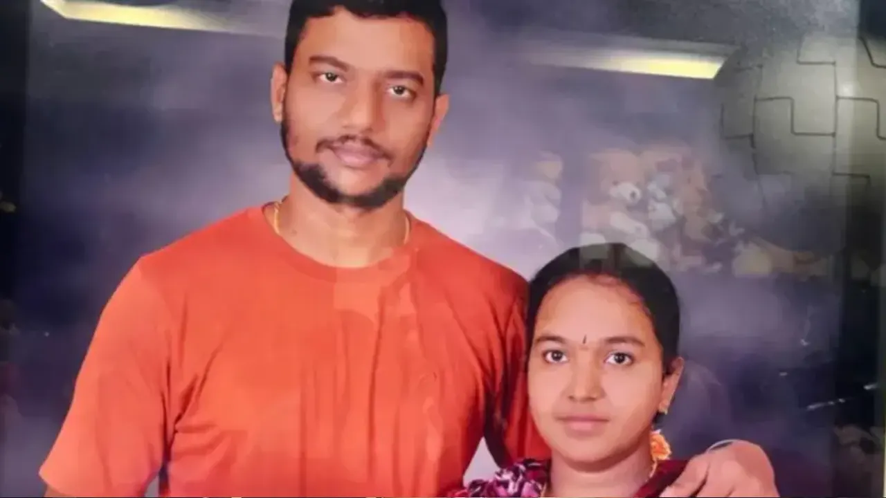 স্ত্রীর সঙ্গে নিহত। ছবি: বিবিসি