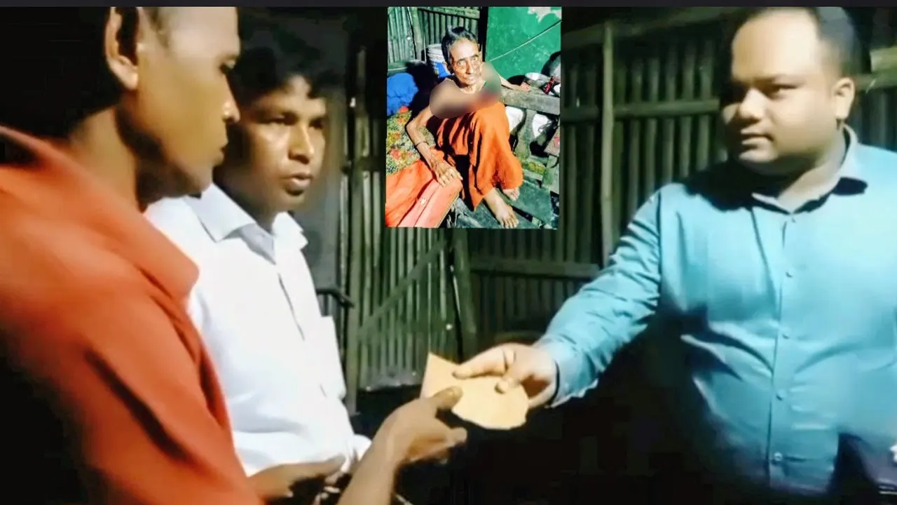 কালবেলায় সংবাদ প্রকাশের পর শয্যাশায়ী জাহেরা বেগমের পাশে ইউএনও