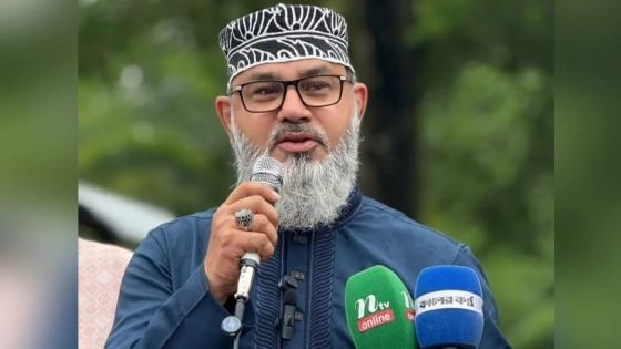 বক্তব্য রাখছেন মাসুদ সাঈদী। ছবি : কালবেলা