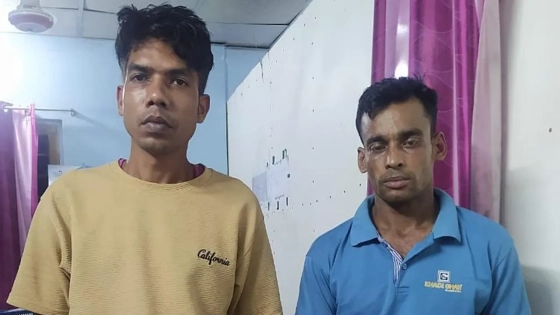 গ্রেপ্তার এনামুল ও সাইফুদ্দিন। ছবি : কালবেলা