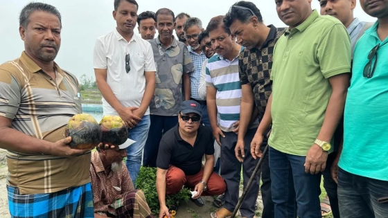 পাইকগাছায় ৩ হাজার তালগাছ রোপণ। ছবি : কালবেলা