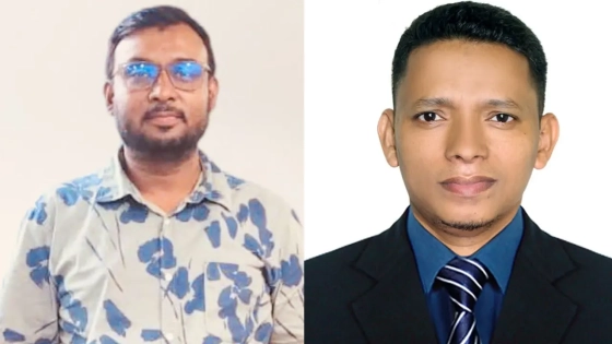বাঁ থেকে সভাপতি মুহাম্মদ জাহেদ মঞ্জু ও সাধারণ সম্পাদক শাহেদ আলম। ছবি : সংগৃহীত