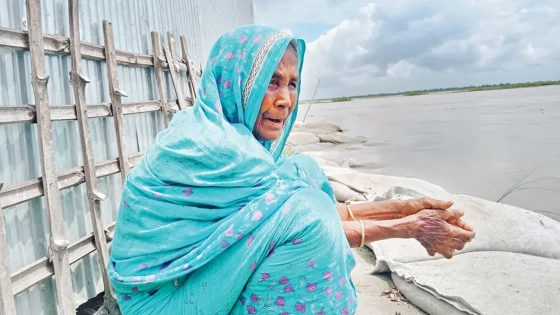 বৃদ্ধা জামিলা। ছবি : কালবেলা