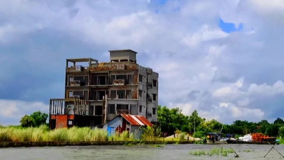 গুয়াগাছিয়া ইউনিয়নের সদ্য চালু হওয়া পুলিশ ক্যাম্প। ছবি : কালবেলা