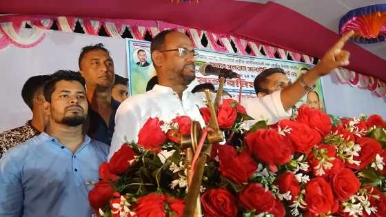 টাঙ্গাইলে মতবিনিময় সভায় বক্তব্য দেন সুলতান সালাউদ্দিন টুকু। ছবি : কালবেলা